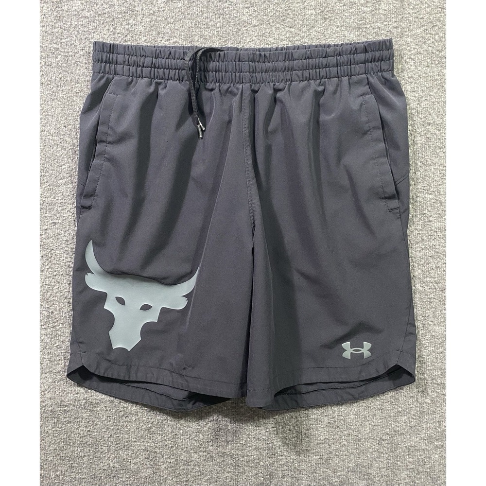 Under Armor Black Running Shorts Loose Youth Size XL